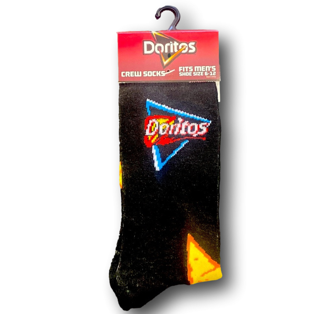3/$20 Doritos Chips Funny Novelty Crew Socks - NWT